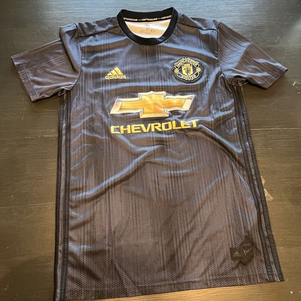 Manchester United Third Football Shirt 2018 - 2019 Mens Jersey Adidas Size S